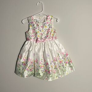 Nannette Toddler Dress-Size 24 months‎ Cream Floral.